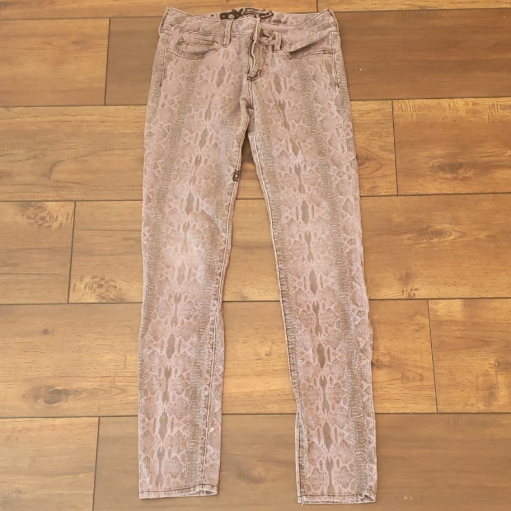 Fox Brand Snake Print Jeans